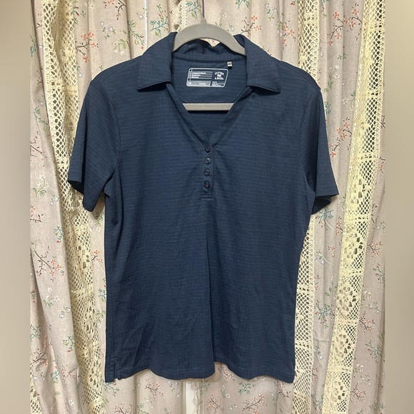 Cutter & Buck Drytec Luxe Polo Navy Size Medium *Pristine* - Picture 1 of 5